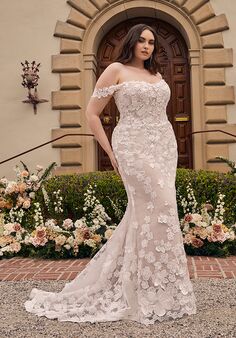 Casablanca Bridal 2544C Geneve Fit-and-Flare Wedding Dress