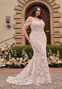 Casablanca Bridal 2544C Fit-and-Flare Wedding Dress