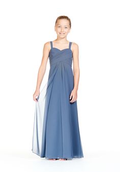 Bari Jay Flower Girls 1803-JR Blue Flower Girl Dress and Ring Bearer Outfit