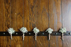 Baby's Breath Boutonnieres