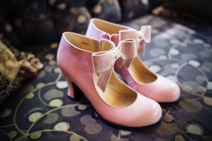 Blush ModCloth Bridal Heels with Bows