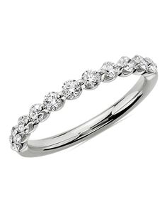 Blue Nile 602840W1402 White Gold Wedding Ring