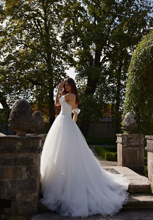 Justin Alexander Ingrid Ball Gown Wedding Dress - 5