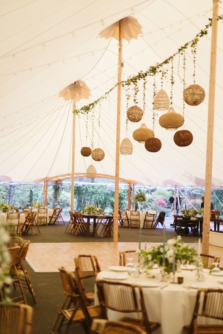 Neutral Tented Reception at RT Lodge