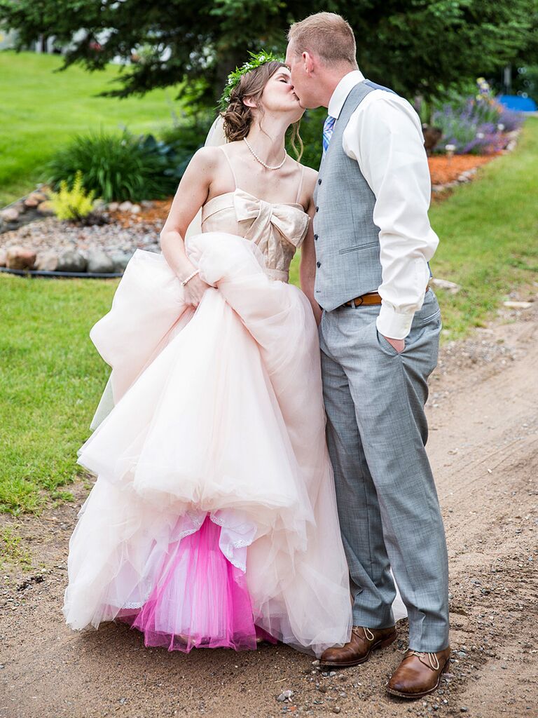 The Prettiest Blush And Light Pink Wedding Gowns