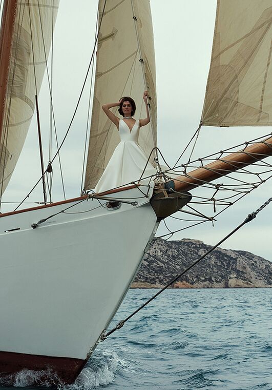 Justin Alexander April A-Line Wedding Dress - 3