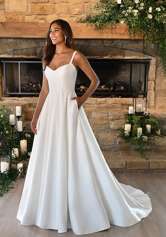 Stella York 7461 A-Line Wedding Dress - 4