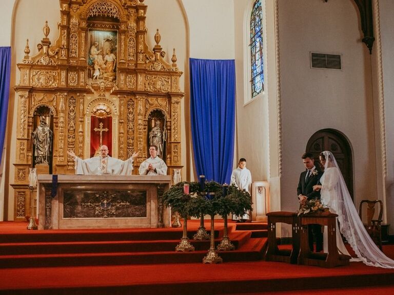 how long is a wedding ceremony in a catholic church