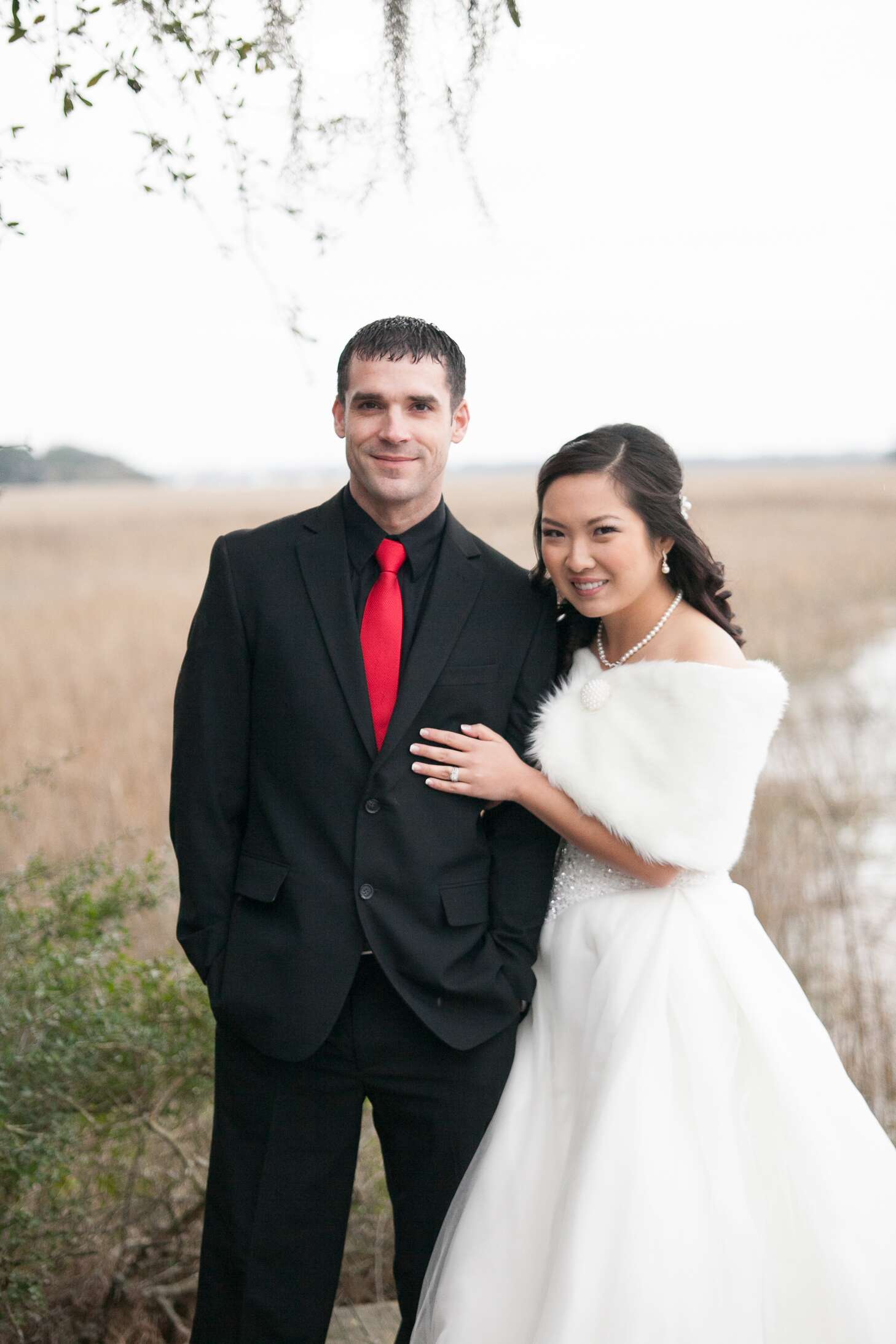 Black Groom's With Red