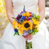 An Organic Yellow and Blue Fall Wedding at Vail Cascade Resort & Spa in Vail, Colorado