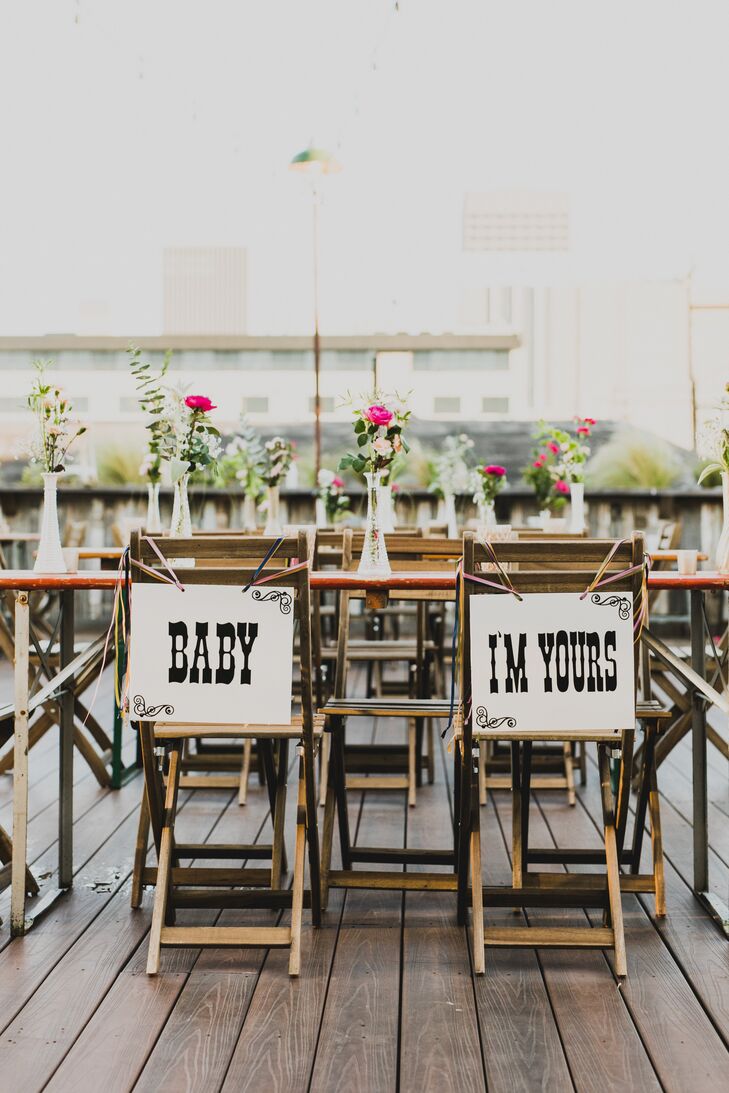 Vintage Western Sweetheart Chair Signs