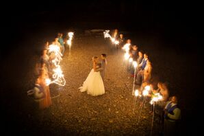 Bright Sparkler Exit Ceremony