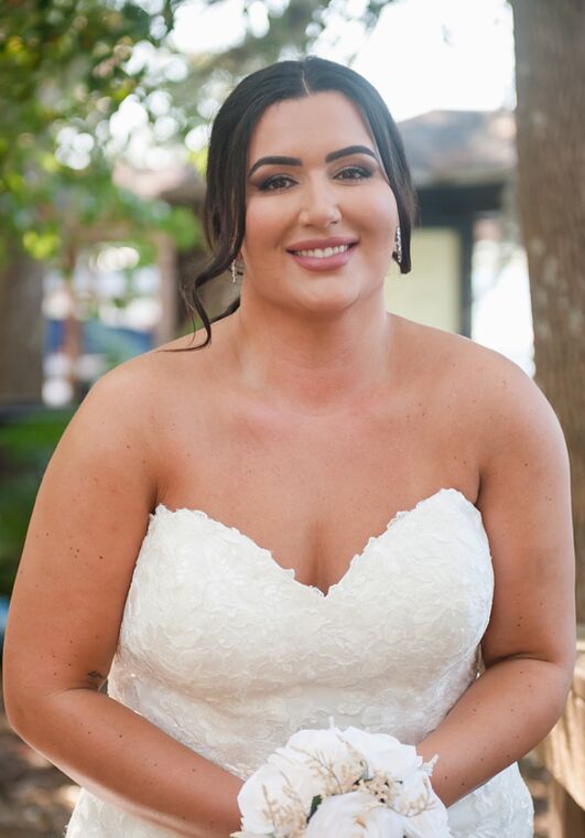 Stella York 7636 plus Fit-and-Flare Wedding Dress - 6