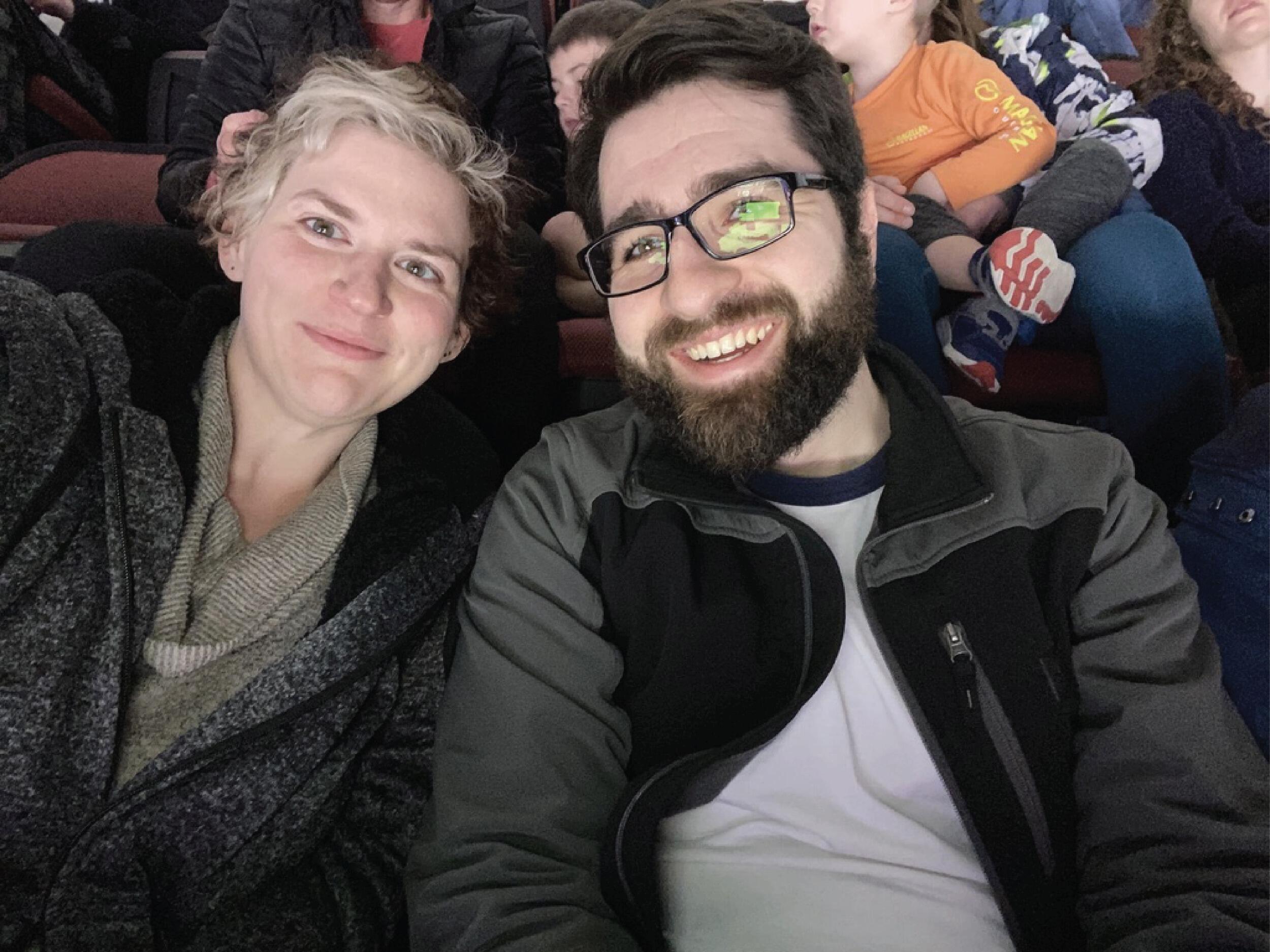 Charlie's aunt took us and two of his sisters to see an ice skating competition in Wichita. So many of them fell, it was mildly alarming.