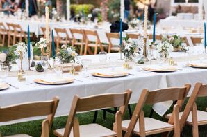 Long, White Dining Tables
