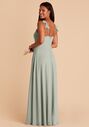 Birdy Grey Adelle Dress in Chiffon Sage V-Neck Bridesmaid Dress - thumbnail - 5