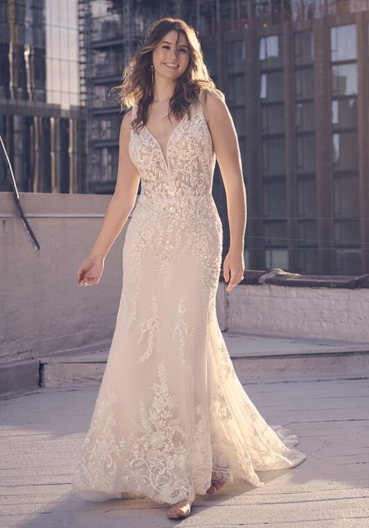 Maggie Sottero ESTELLA Sheath Wedding Dress - 5