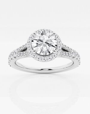 Grown Brilliance Round Cut Engagement Ring
