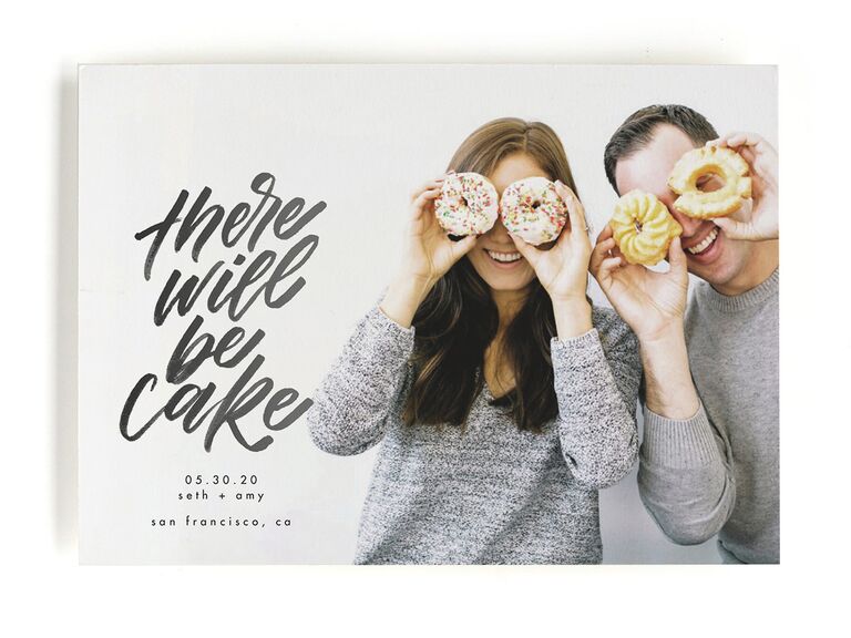 There Will Be Cake save-the-dates