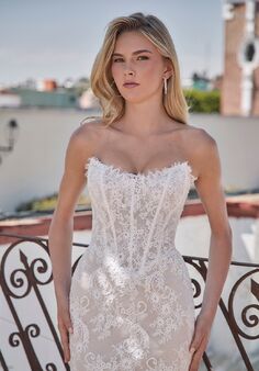 L'amour by Calla Blanche LA25254 Brynja Sheath Wedding Dress
