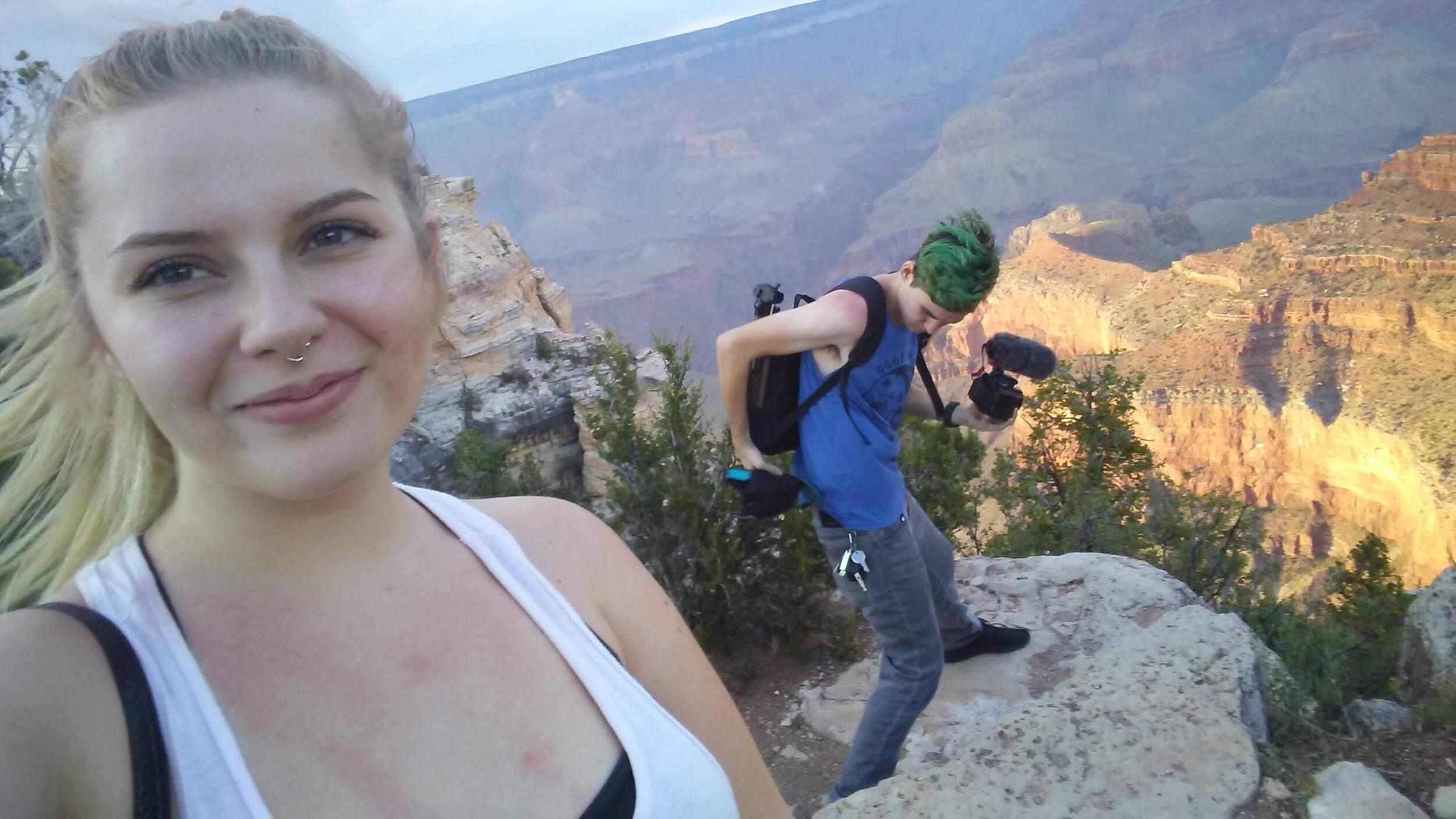 Celebrating our one year anniversary at the Grand Canyon