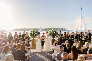 Waterfront Wedding Ceremony at Ocean Key Resort and Spa in Key West, Florida