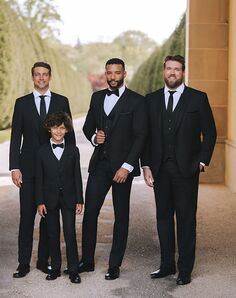 BLACKTIE SAVOY Black Wedding Suit Black Tuxedo
