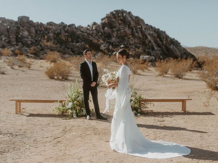Wedding venue in Joshua Tree, California.