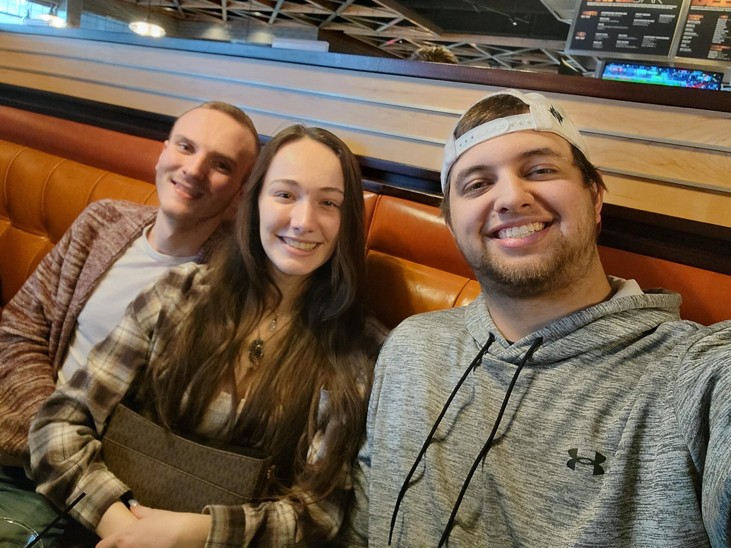 Kyle's birthday celebration with Jessica's man of honor