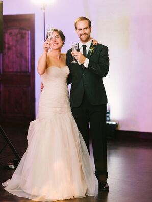 Strapless Ivory Tara Keeley Wedding Dress