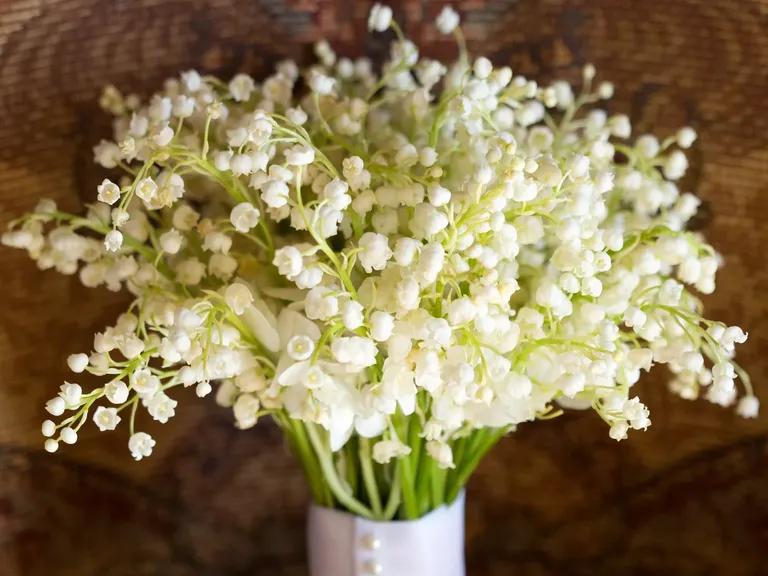 All-White Lily of the Valley Bouquet