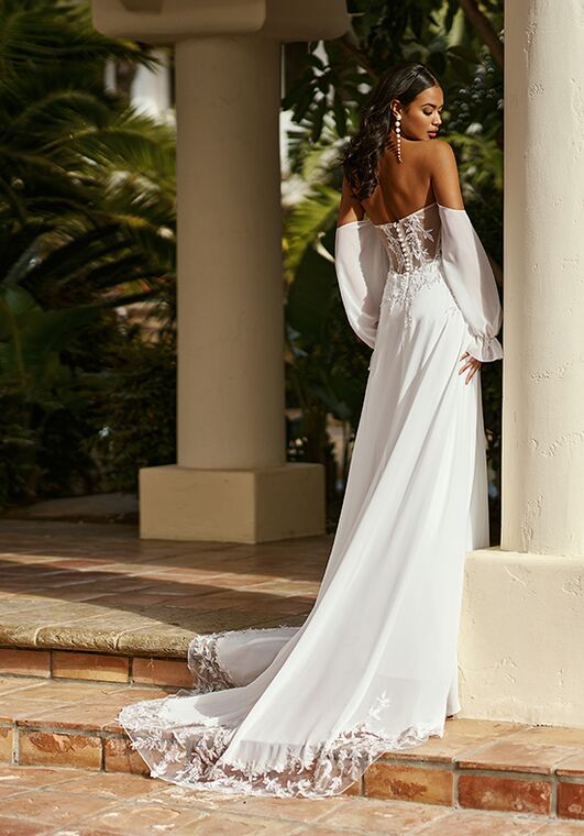 Moonlight Tango T148 A-Line Wedding Dress - 3