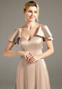 AW Bridal AW LOTUS DRESS V-Neck and Plunge Bridesmaid Dress - thumbnail - 3