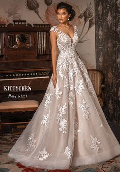 KITTYCHEN PETRA, H2227 A-Line Wedding Dress