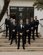 Suit Shop Men's Black Tuxedo Tuxedo - thumbnail - 2