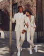 Suit Shop Men's Tan Suit Tuxedo - thumbnail - 4