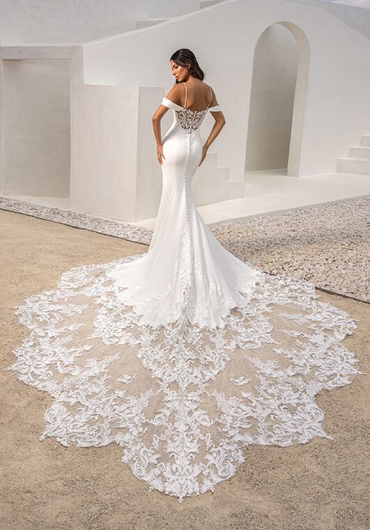KITTY CHEN BARCELONA, H2422 Fit-and-Flare Wedding Dress - 2