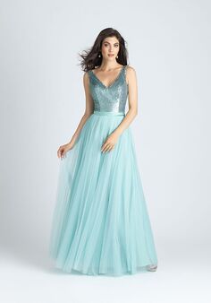 Allure Bridesmaids 1513 V-Neck Bridesmaid Dress