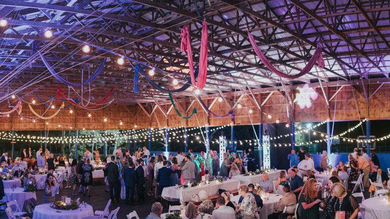Camping wedding venue in Henryville, Pennsylvania.