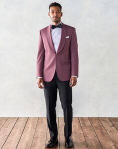 The Black Tux Rose Shawl Jacket Tuxedo Pink Tuxedo