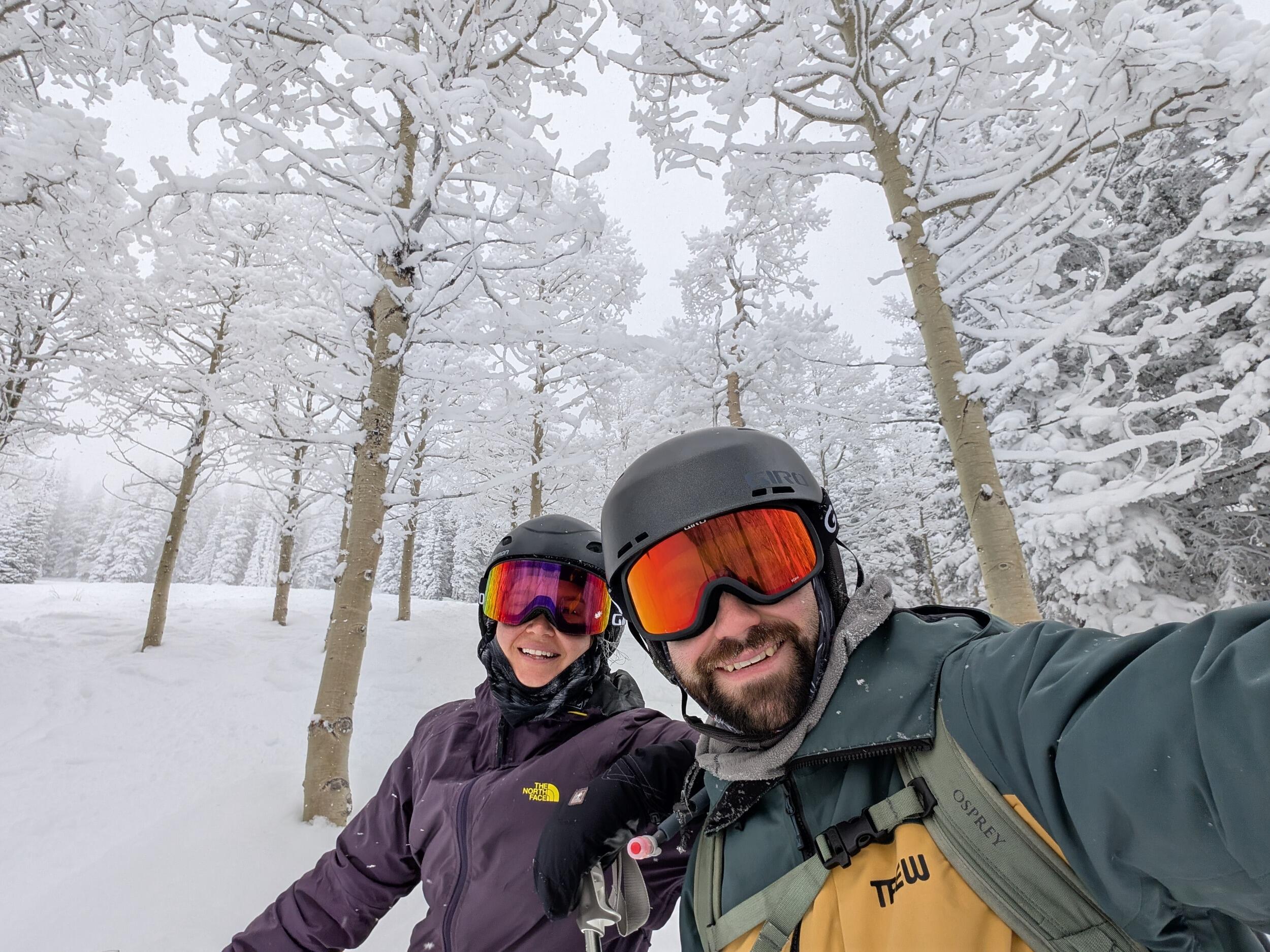 They spent a magical day on the tree runs at Steamboat, where the champagne powder was flowing like they had never seen.