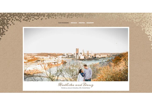 radhika-doug-wedding-website