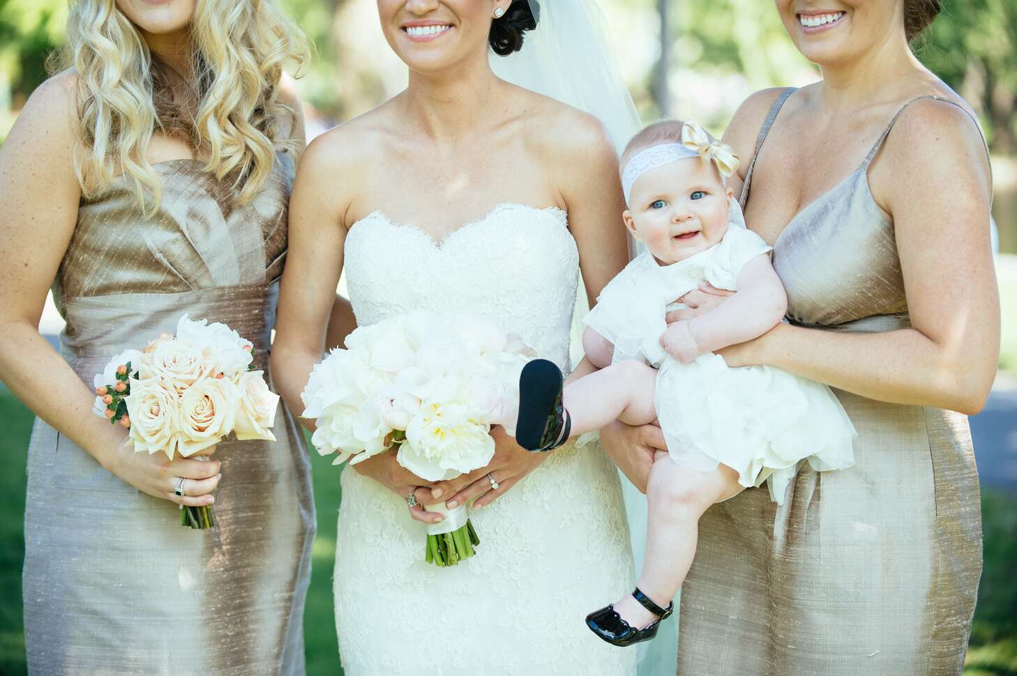 Lynn Lugo Gold Bridesmaid Dresses