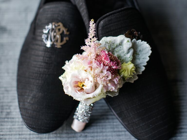 Lamb's Ear boutonniere