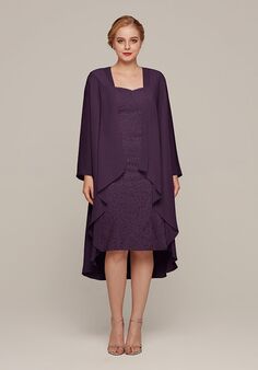 AW Bridal AW Karla Dress Purple Mother Of The Bride Dress