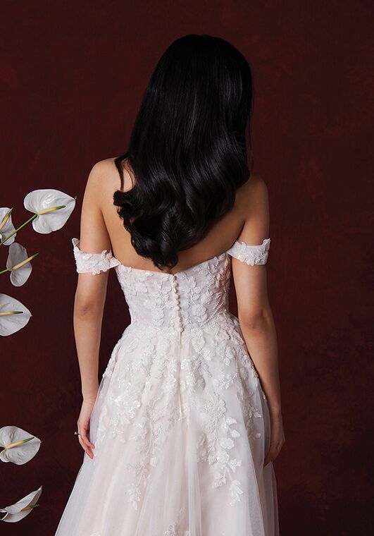 Justin Alexander Hera A-Line Wedding Dress - 6