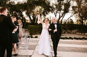 Glam Black-and-White Wedding in Palm Springs