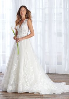 Adrianna Papell Platinum 31229 A-Line Wedding Dress