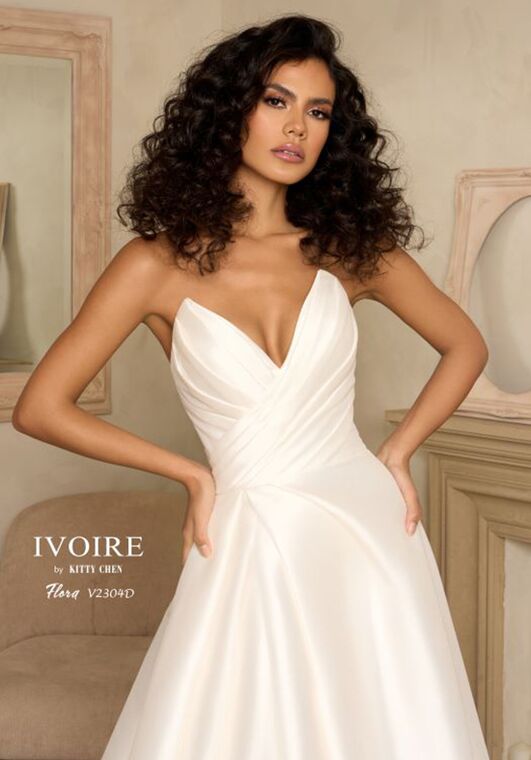 IVOIRE by KITTY CHEN FLORA, V2304D A-Line Wedding Dress - 3