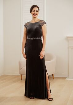 Jade Couture Mother of the Bride by Jasmine K248054 Black Mother Of The Bride Dress